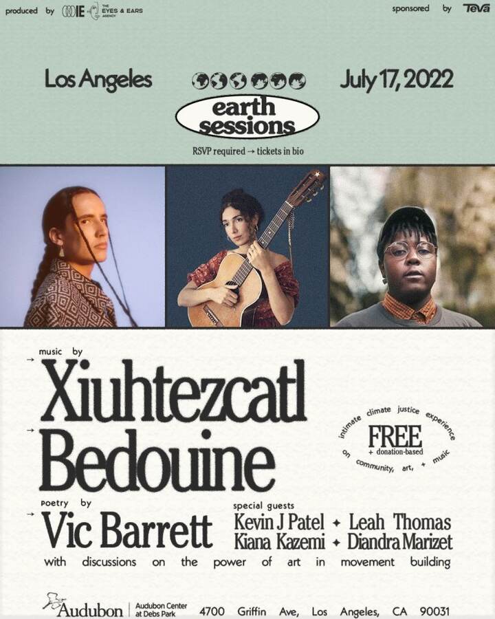 Earth Sessions Los Angeles, Audubon Center at Debs Park, July 17, 2022.