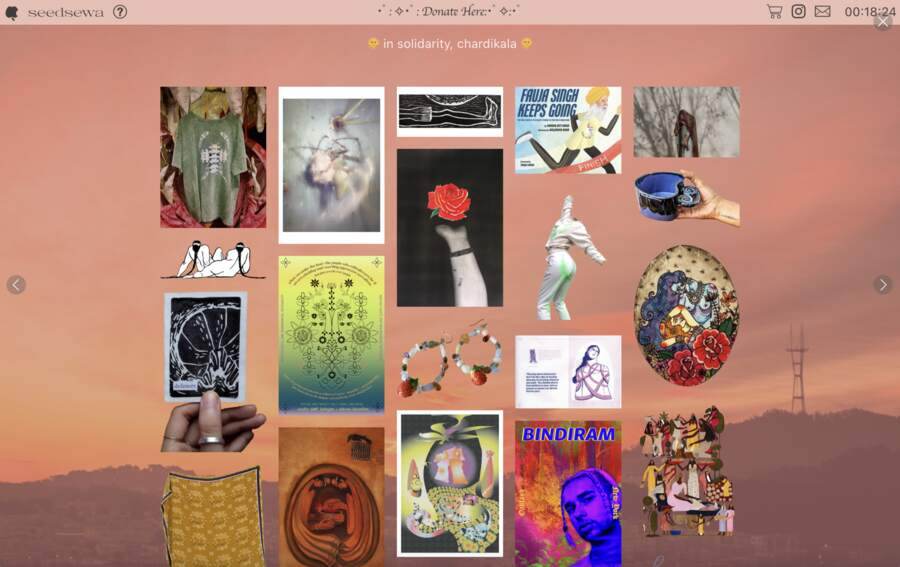 Digital exhibition environment. 40+ artists, selected from an open call.
