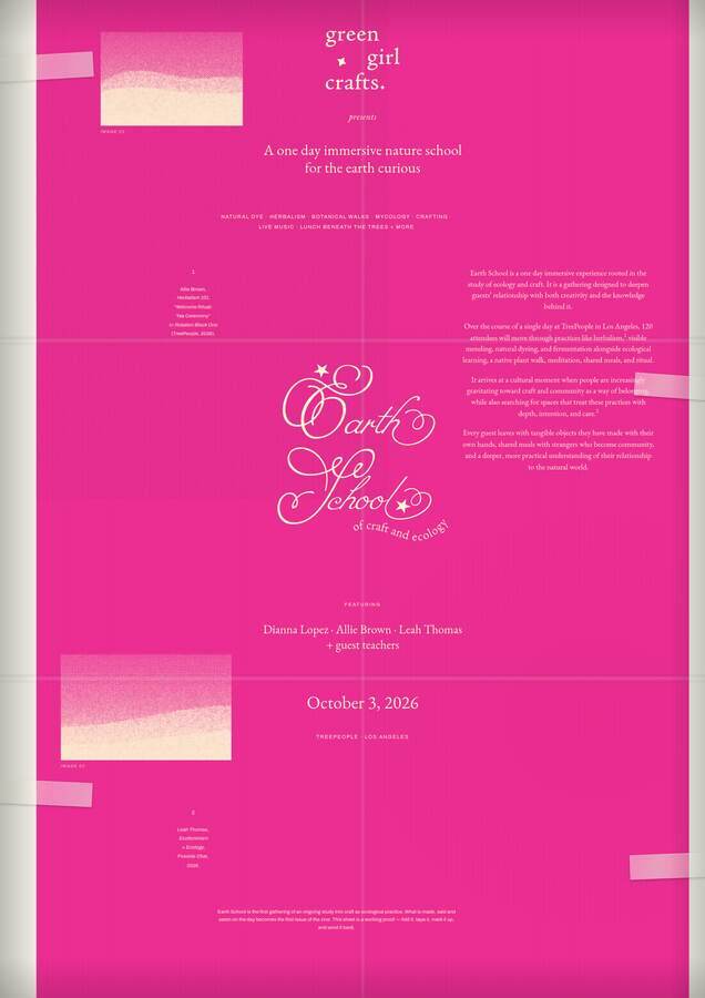 Program sheet. A working proof, folded, taped, marked up and sent back.